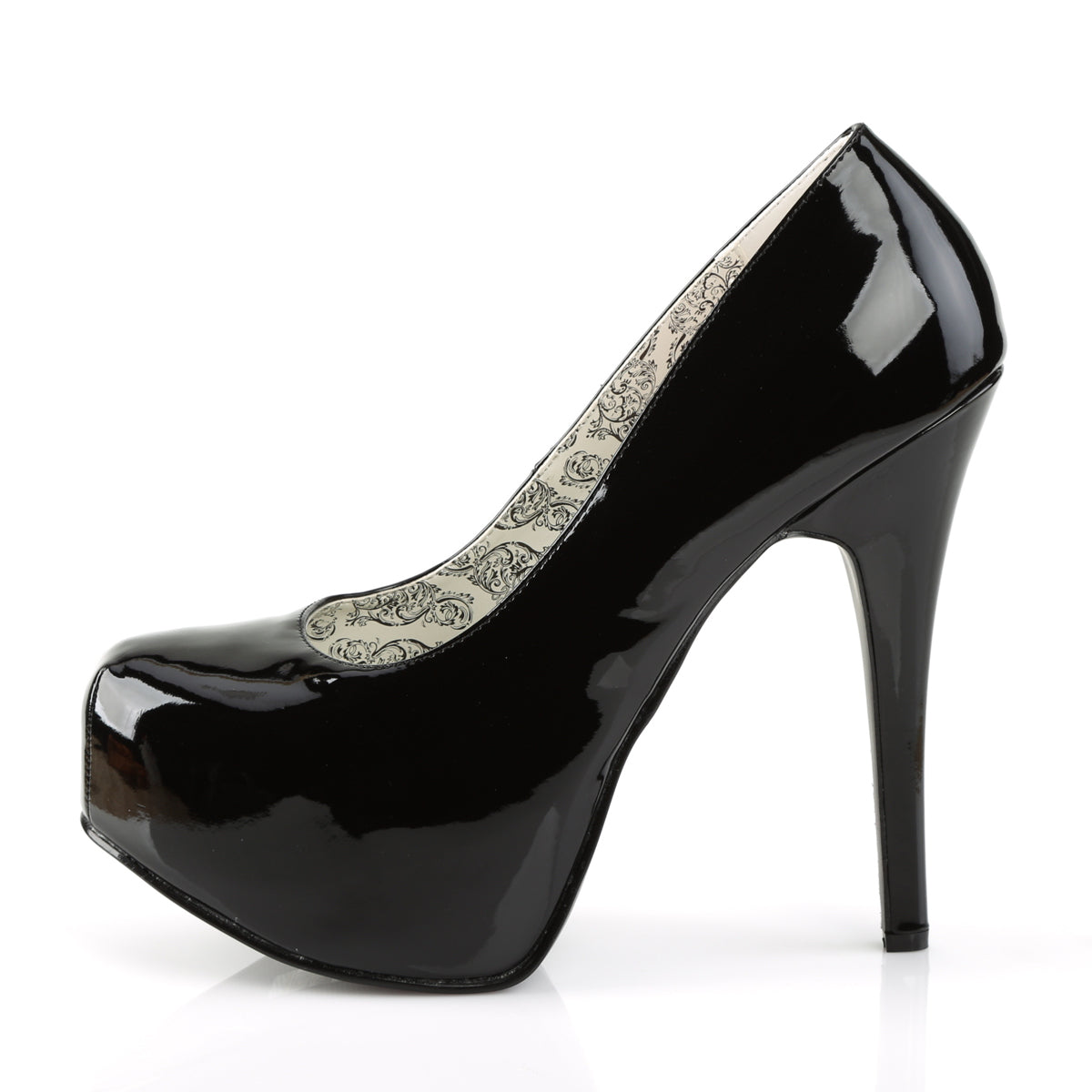 5 3/4" Heel, 1 3/4" PF Pump W/Concealed Platform (Pleaser Pink Label TEE06W/B)