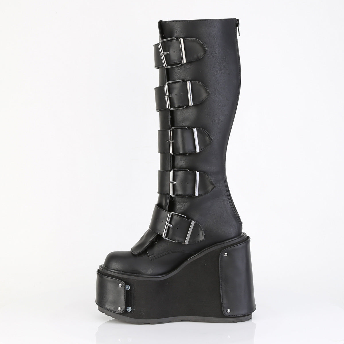 5 1/2" Wedge PF Boot w/ Interchangeable Panels, Back Zip (Demonia TRA800/BVL)