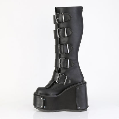 5 1/2" Wedge PF Boot w/ Interchangeable Panels, Back Zip (Demonia TRA800/BVL)