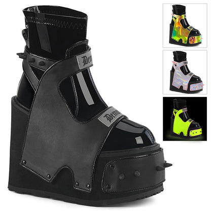*5 1/2" Wedge PF Boot w/ Interchangeable Shield, Back Zip (Demonia TRA808/BPT-VL)