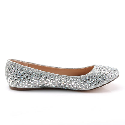 *Round Toe Ballet Flat Embellished w/RS (Fabulicious TREAT06/NUGFA)