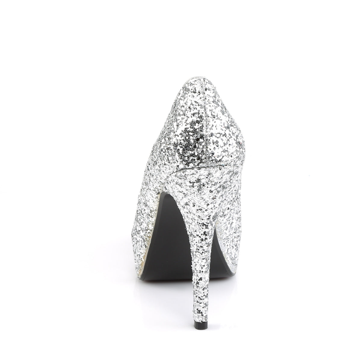 *5" Heel, 1" PF Glitter Peep Toe Pump, 80's, New Wave (Fabulicious TWI18G/S)