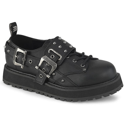 1 1/2" Platform Lace-Up Front Shoe (Demonia VAL38/BVL)