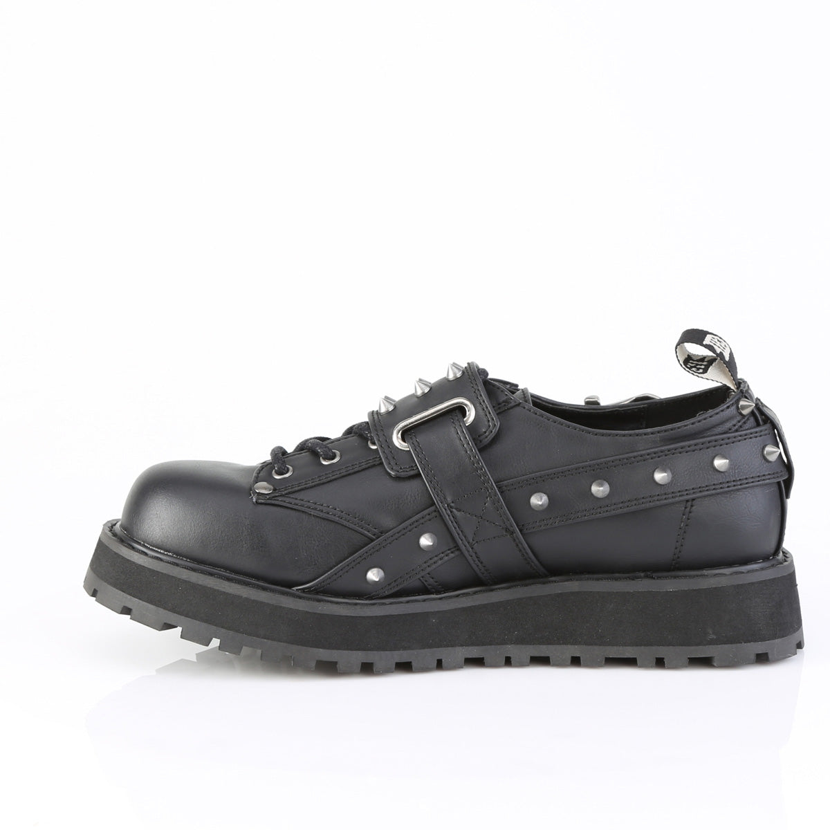1 1/2" Platform Lace-Up Front Shoe (Demonia VAL38/BVL)