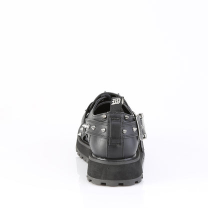 1 1/2" Platform Lace-Up Front Shoe (Demonia VAL38/BVL)