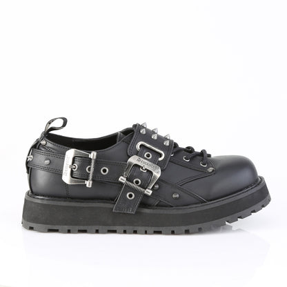 1 1/2" Platform Lace-Up Front Shoe (Demonia VAL38/BVL)