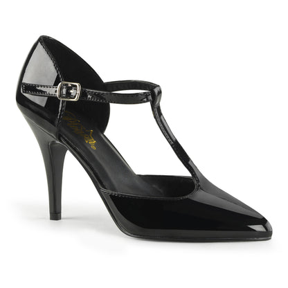 4" T-Strap D'Orsay Style Pump (Pleaser VAN415/B)