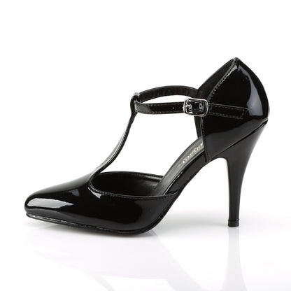 4" T-Strap D'Orsay Style Pump (Pleaser VAN415/B)