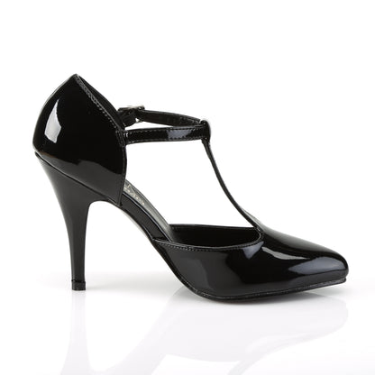 4" T-Strap D'Orsay Style Pump (Pleaser VAN415/B)