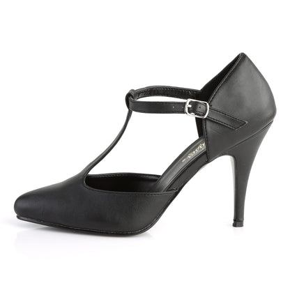 4" T-Strap D'Orsay Style Pump (Pleaser VAN415/B)