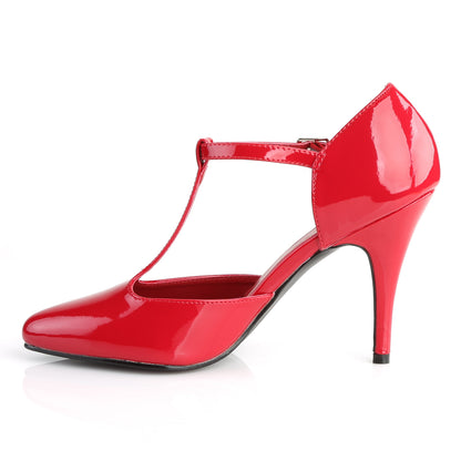4" T-Strap D'Orsay Style Pump (Pleaser VAN415/B)