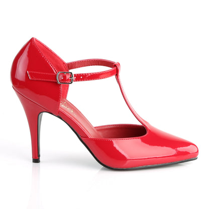 4" T-Strap D'Orsay Style Pump (Pleaser VAN415/B)