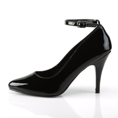 4" Ankle Strap Pump (Pleaser VAN431/B)