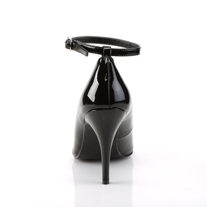 4" Ankle Strap Pump (Pleaser VAN431/B)