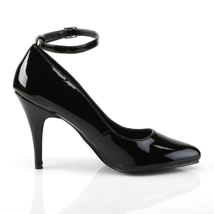 4" Ankle Strap Pump (Pleaser VAN431/B)