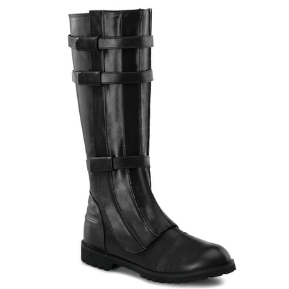 Superhero Men's Knee Boot (Funtasma WAL130/B/PU)