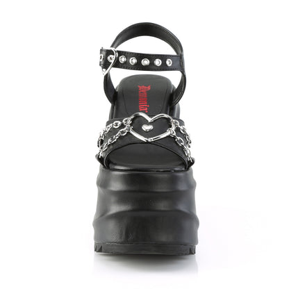 *6" Wedge PF Ankle Strap Sandal (Demonia WAVE09/BPHG)