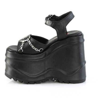 *6" Wedge PF Ankle Strap Sandal (Demonia WAVE09/BPHG)