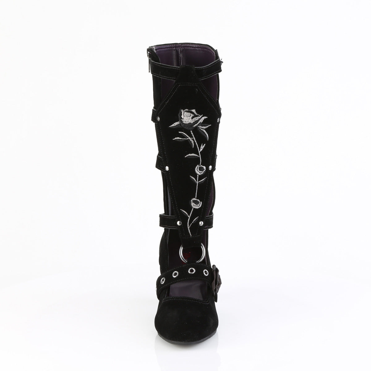 2 1/2" Heel Mid-Calf Boot (Demonia WHI118/BVS)