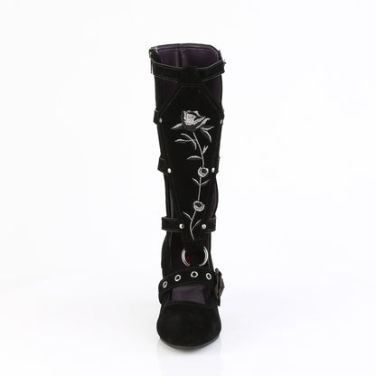 2 1/2" Heel Mid-Calf Boot (Demonia WHI118/BVS)