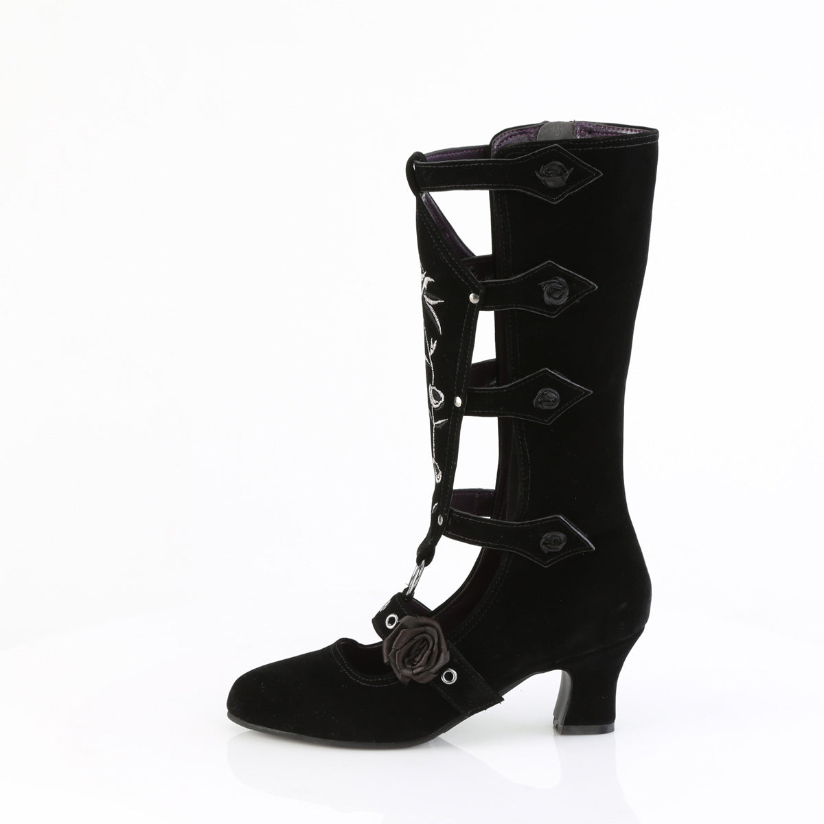 2 1/2" Heel Mid-Calf Boot (Demonia WHI118/BVS)
