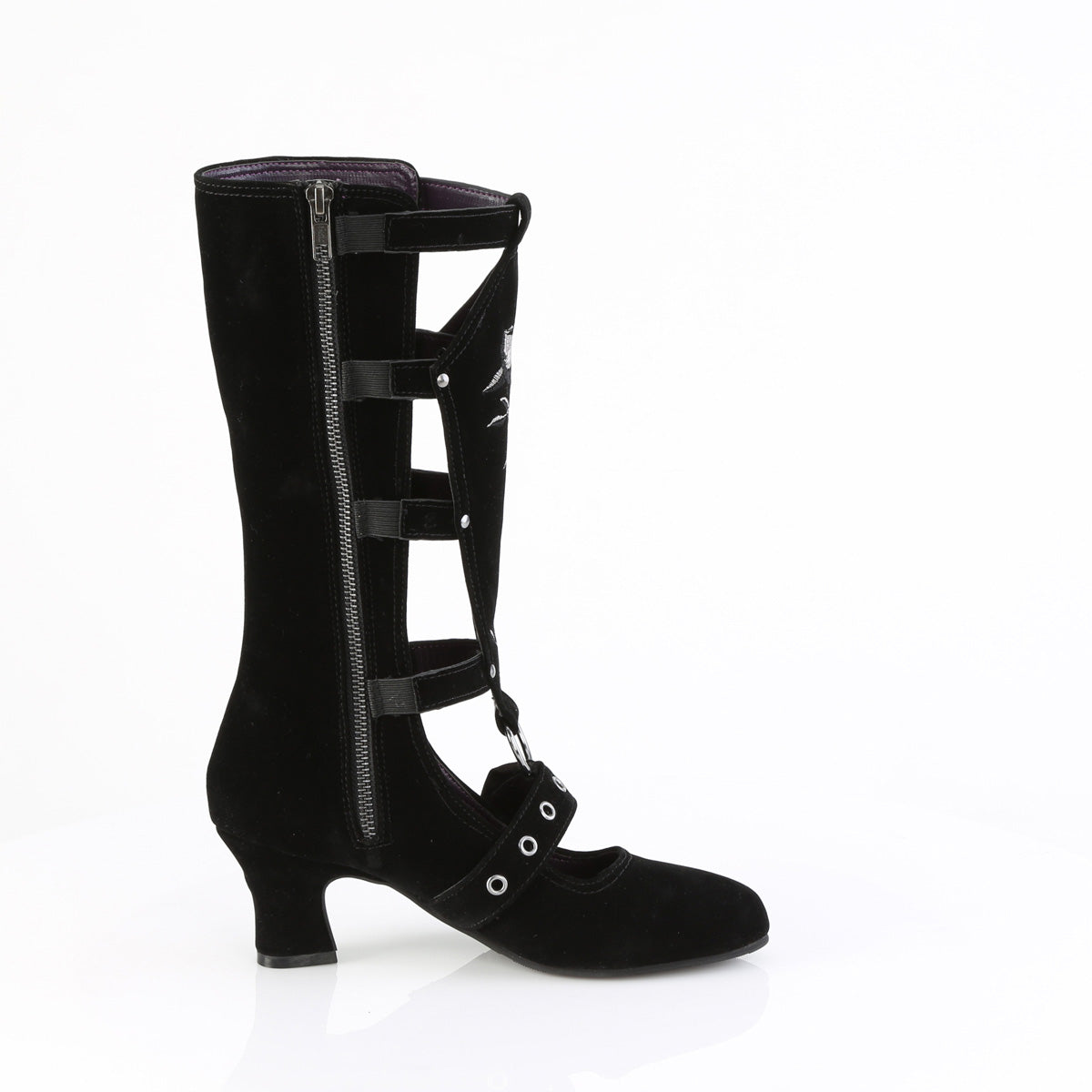 2 1/2" Heel Mid-Calf Boot (Demonia WHI118/BVS)