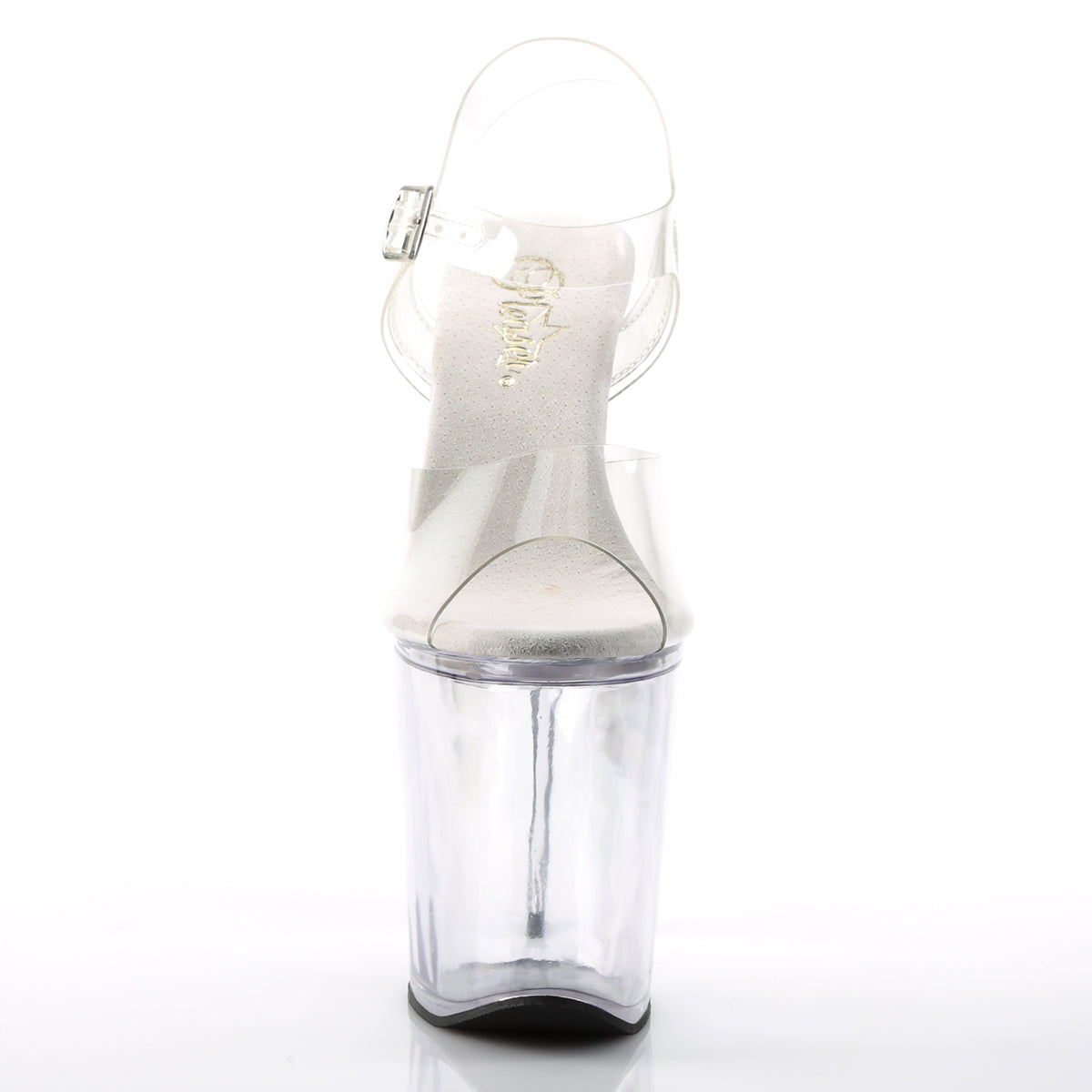 8" Spike Heel P/F Sandals (Pleaser XTM808/C/M)