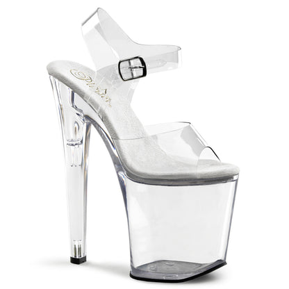 8" Spike Heel P/F Sandals (Pleaser XTM808/C/M)