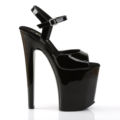 8" Heel, 4" PF Sandals (Pleaser XTM809/B/M)