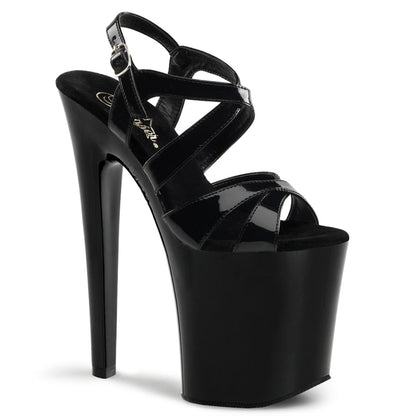 8" Heel, 4" PF Sandals (Pleaser XTM872/B/M)