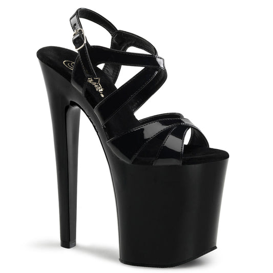 8" Heel, 4" PF Sandals (Pleaser XTM872/B/M)