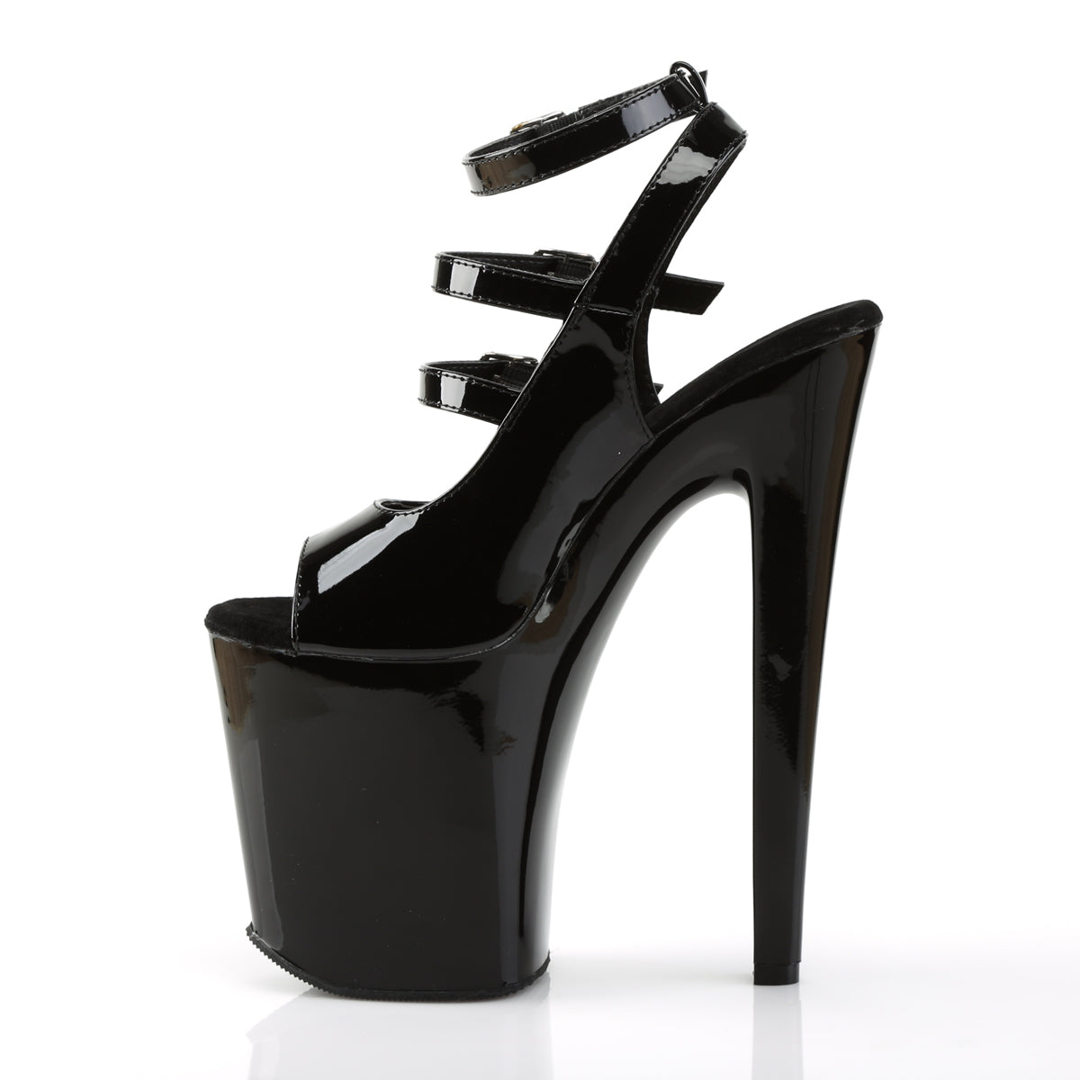 8" Heel, 4" PF Sandals (Pleaser XTM873/B/M)