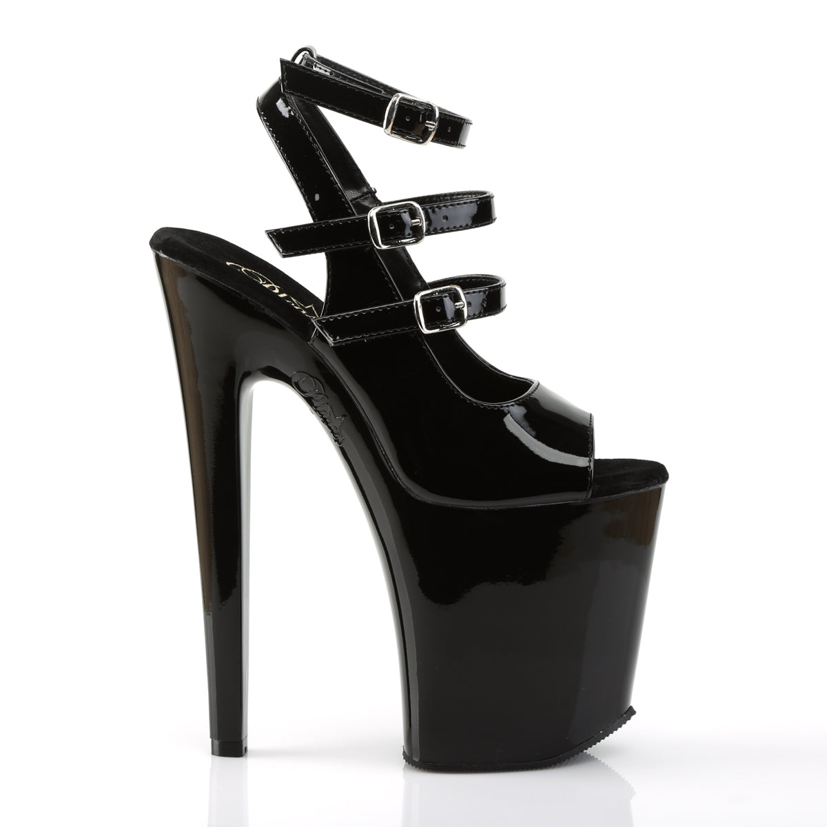 8" Heel, 4" PF Sandals (Pleaser XTM873/B/M)