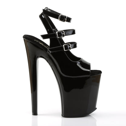 8" Heel, 4" PF Sandals (Pleaser XTM873/B/M)