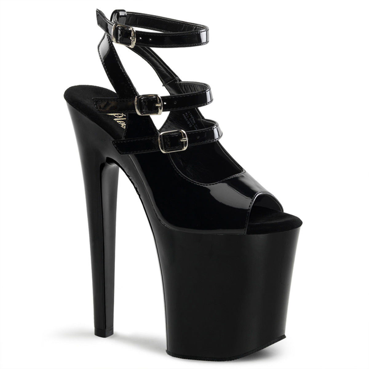 8" Heel, 4" PF Sandals (Pleaser XTM873/B/M)