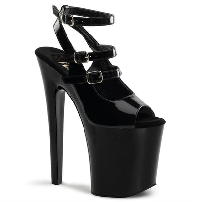 8" Heel, 4" PF Sandals (Pleaser XTM873/B/M)