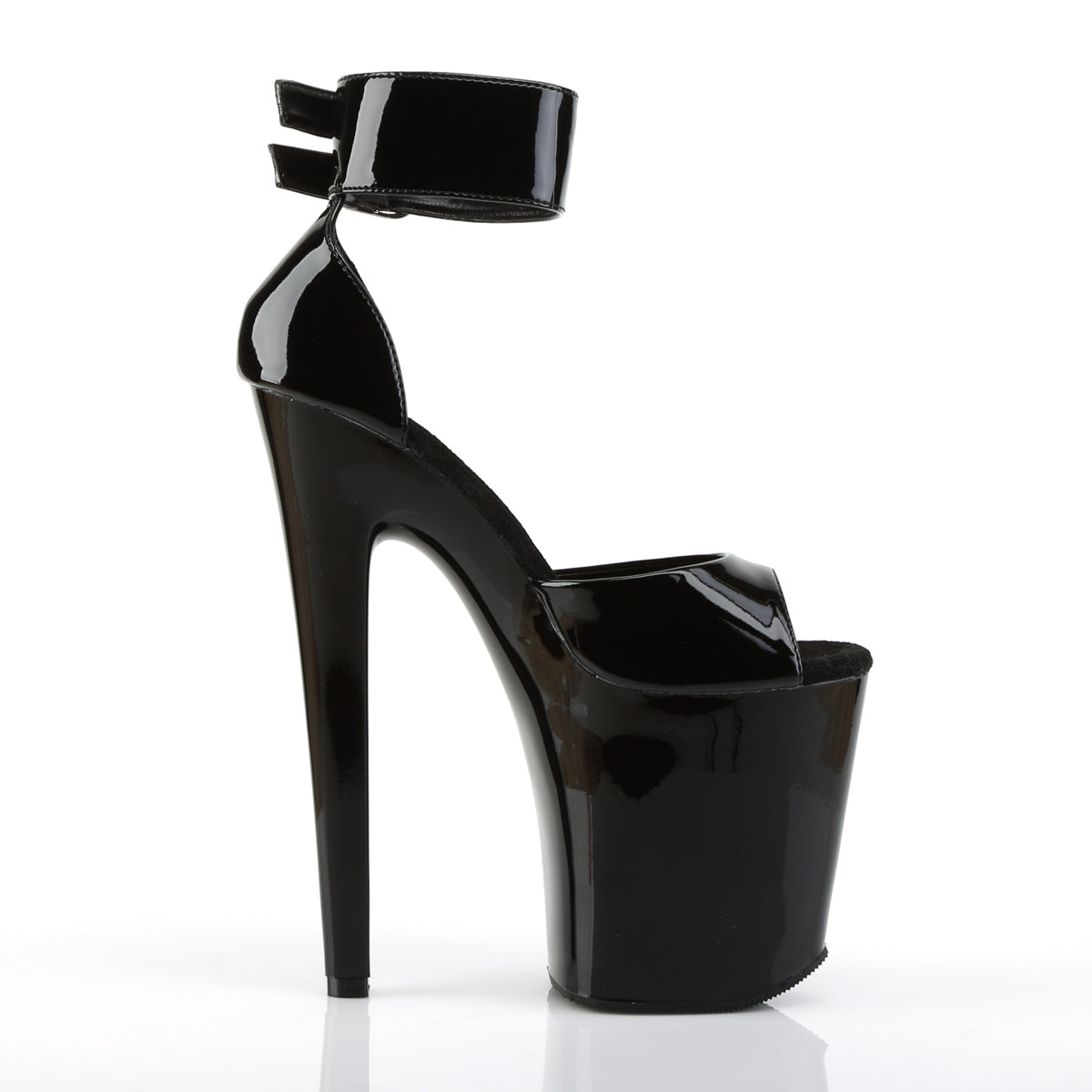 8" Heel, 4" PF Sandals (Pleaser XTM875/B/M)