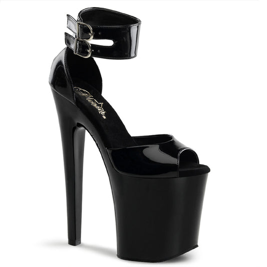 8" Heel, 4" PF Sandals (Pleaser XTM875/B/M)